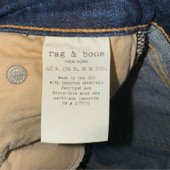 Rag & Bone 10” Crop Flare Jeans in Mabel Wash, size 29 - Picture 3 of 8